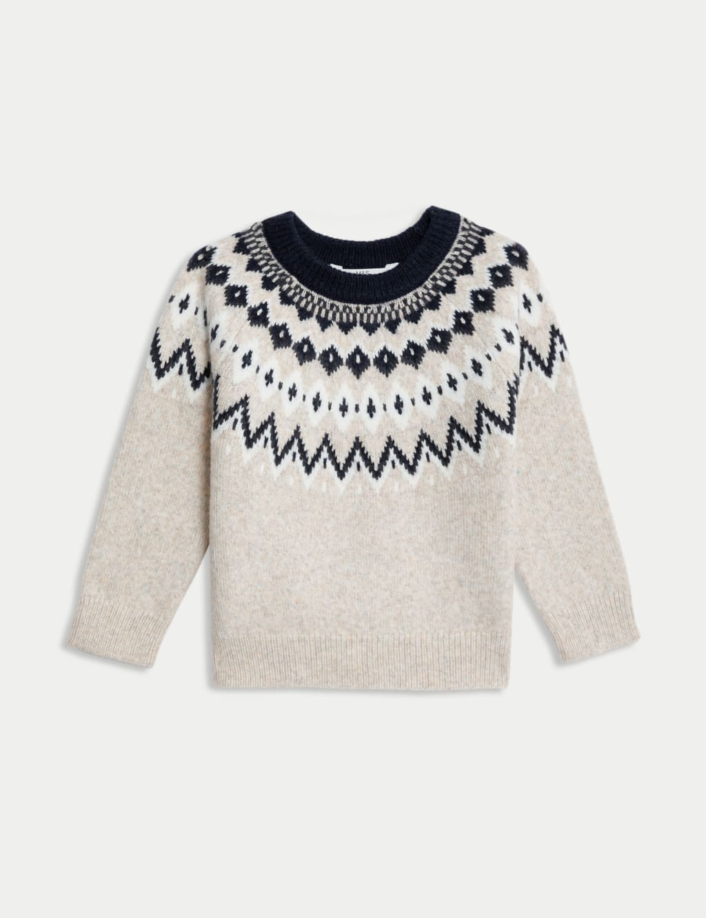 Patterned Knitted Jumper 2 8 Yrs M S Collection M S