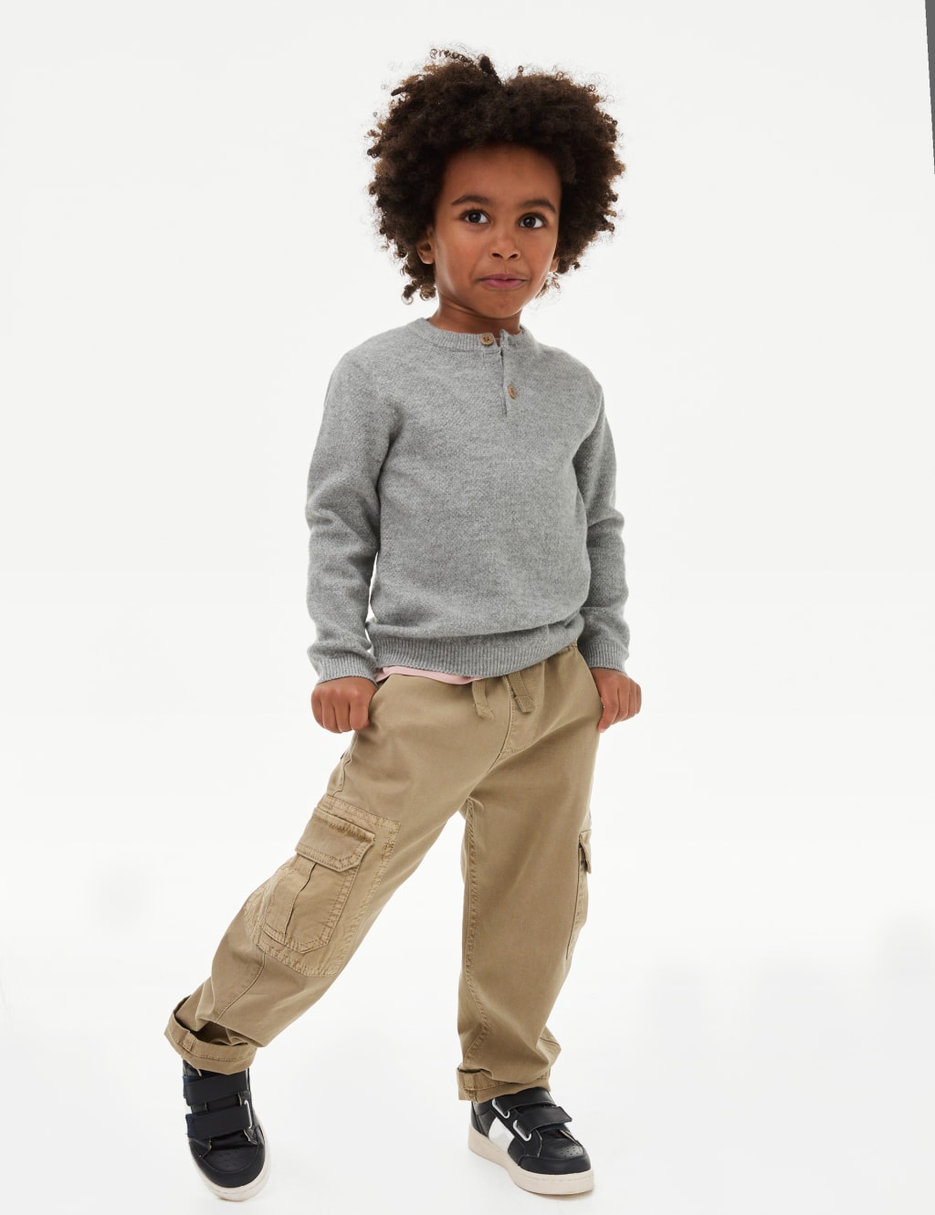 Henley Knitted Jumper (0-8 Yrs) 3 of 4