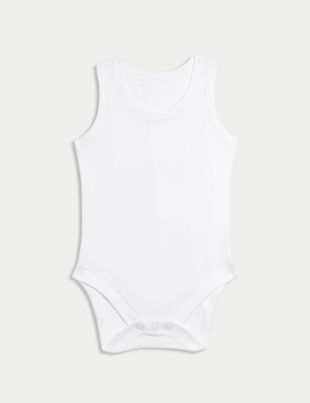 7pk Pure Cotton Sleeveless Bodysuits (5lbs-3 Yrs) 2 of 5