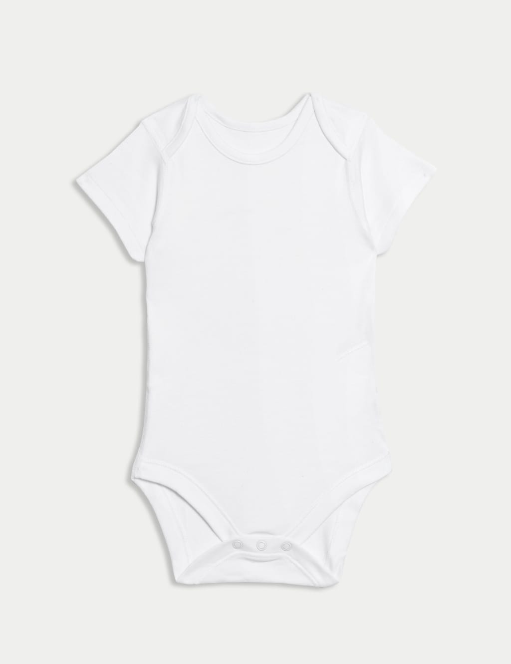10pk Pure Cotton Short Sleeve Bodysuits (6½lbs-3 Yrs) 2 of 4