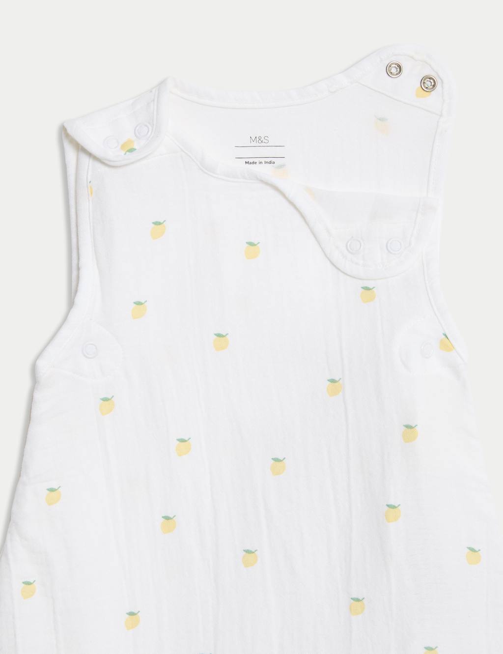 Pure Cotton Lemon 0.5 Tog Sleeping Bag (0-3 Yrs) 3 of 3