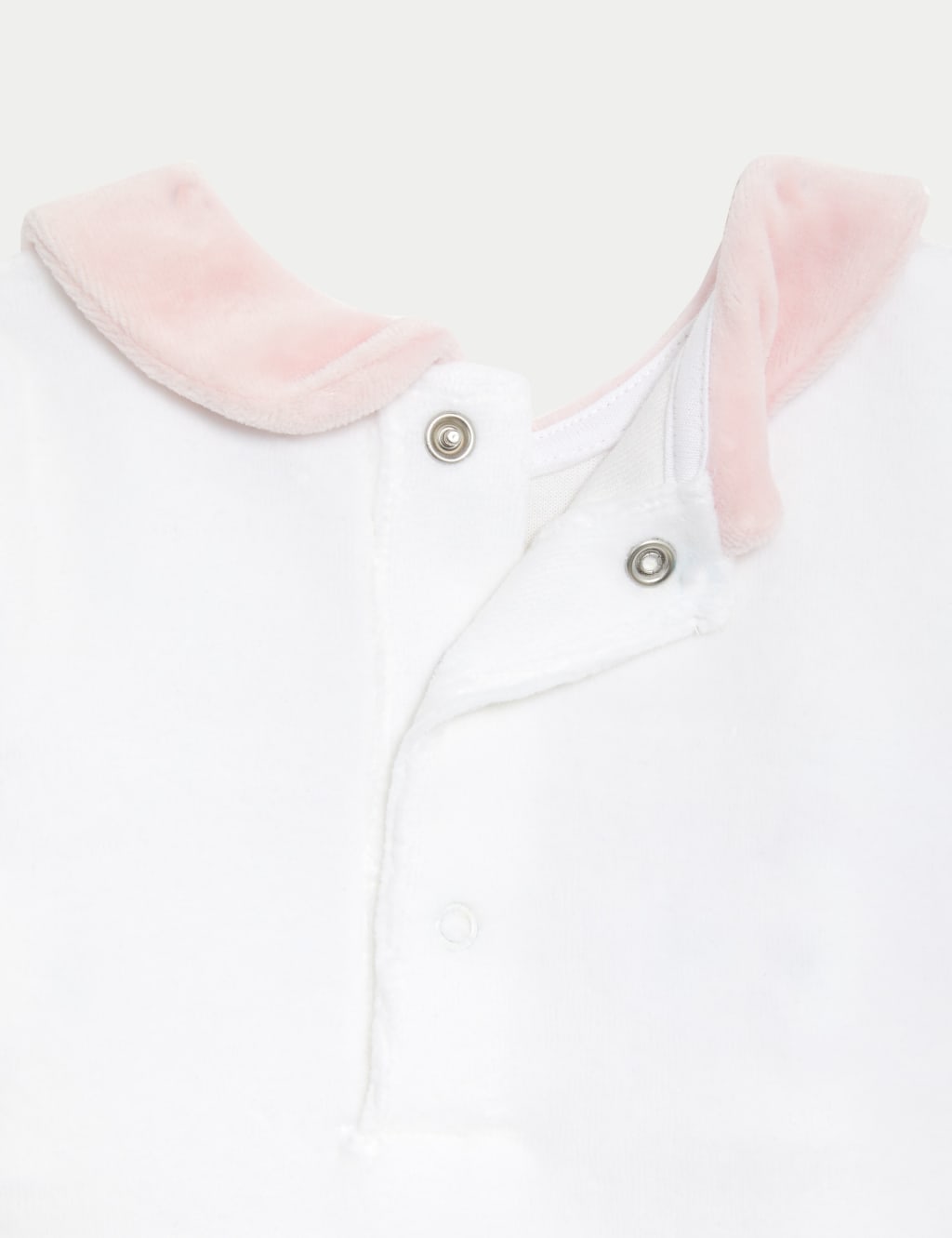 Cotton Rich Velour Floral Sleepsuit (7lbs-1 Yrs) 4 of 6