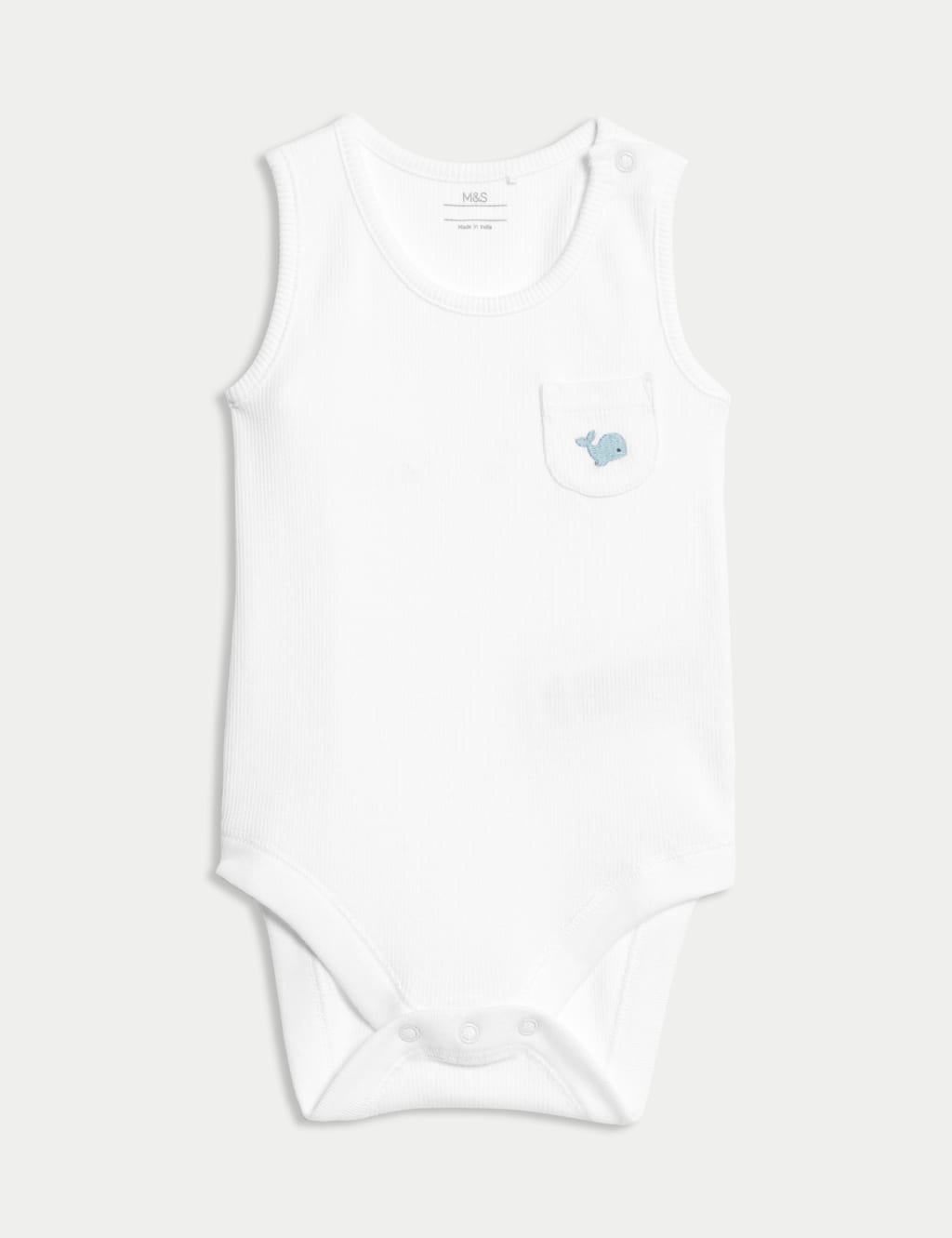 4pc Cotton Rich Whale Starter Set (7lbs-9 Mths) 4 of 7