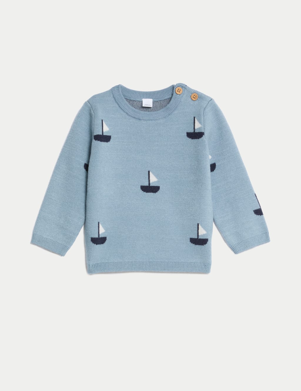 2pc Boat Knitted Top & Bottom Outfit (7lbs-1 Yrs) 3 of 6