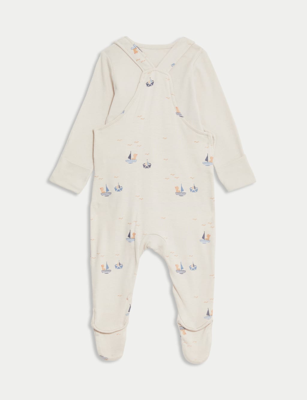 2pc Pure Cotton Boat Outfit (7lbs-1 Yrs) 2 of 6