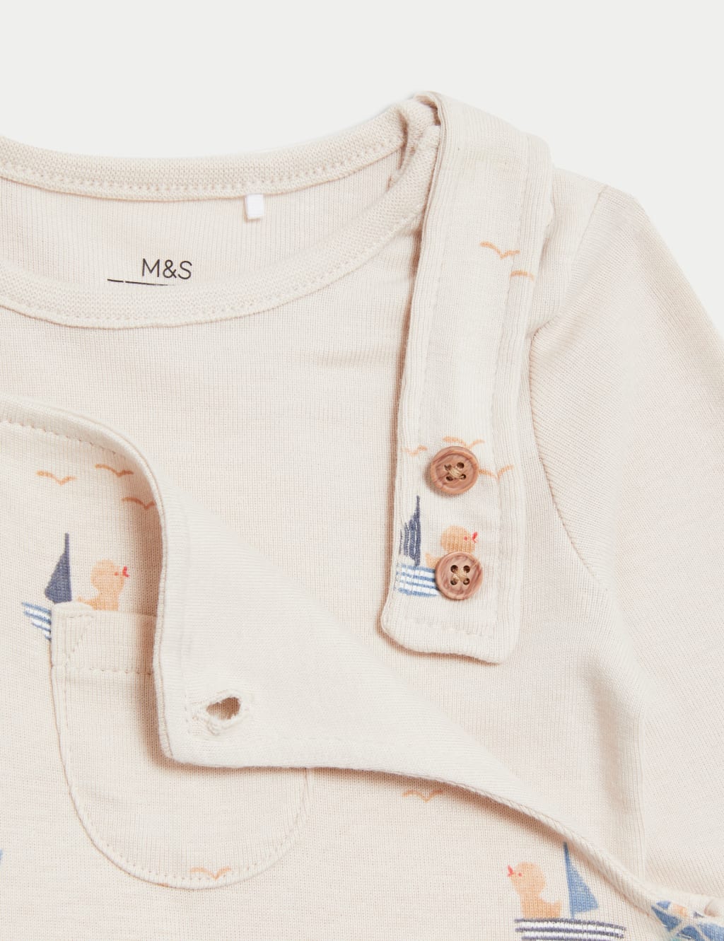 2pc Pure Cotton Boat Outfit (7lbs-1 Yrs) 6 of 6