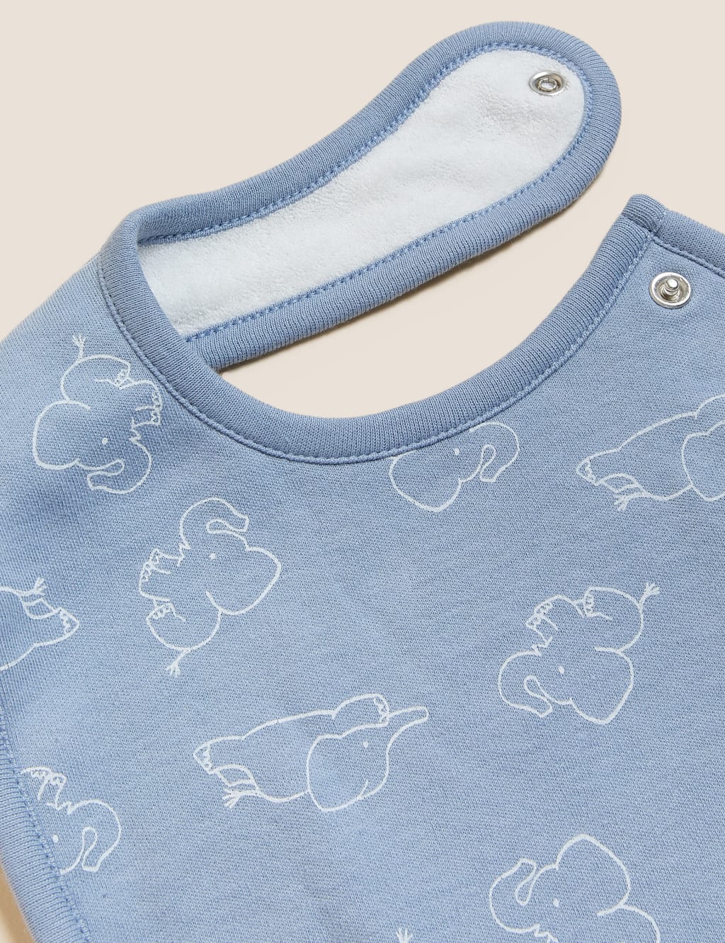 5pk Pure Cotton Bibs 3 of 3
