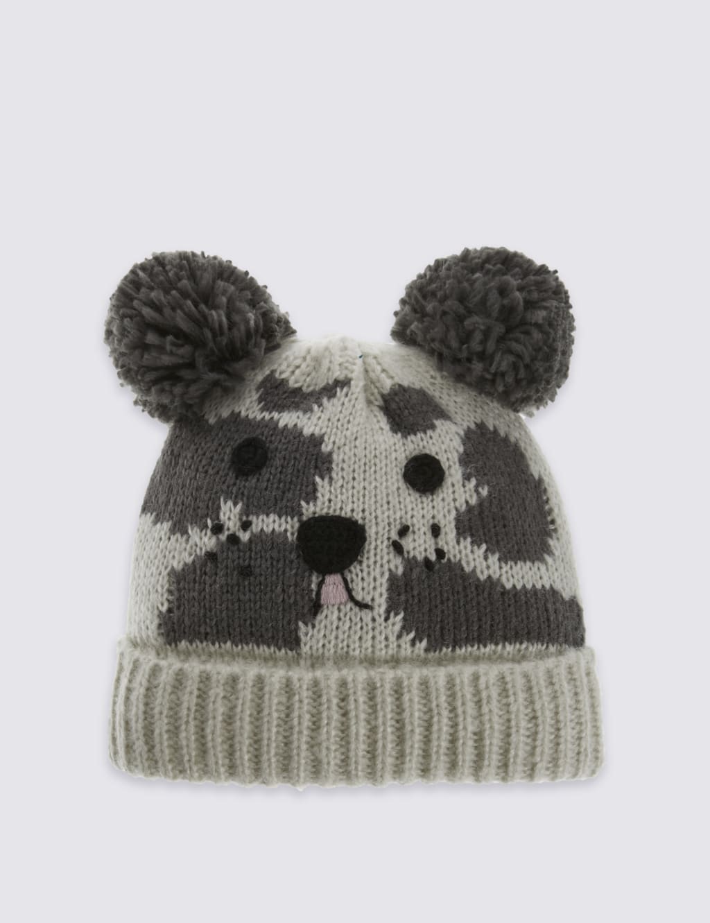 Kids' Dalmatian Double Pom Hat 1 of 1
