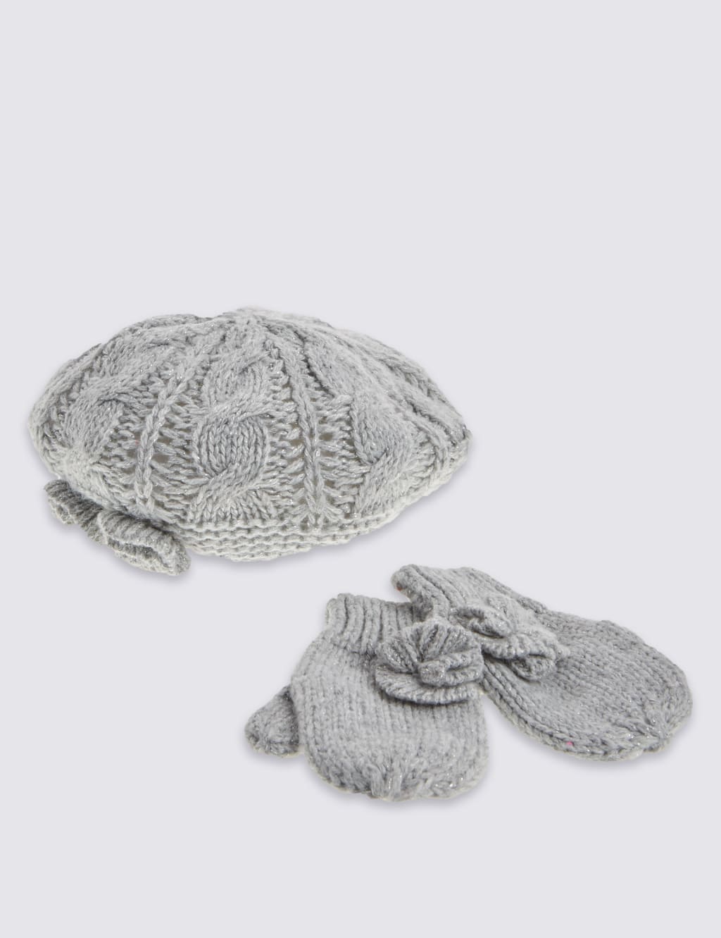 Kids' Beret Hat & Gloves Sets 2 of 2