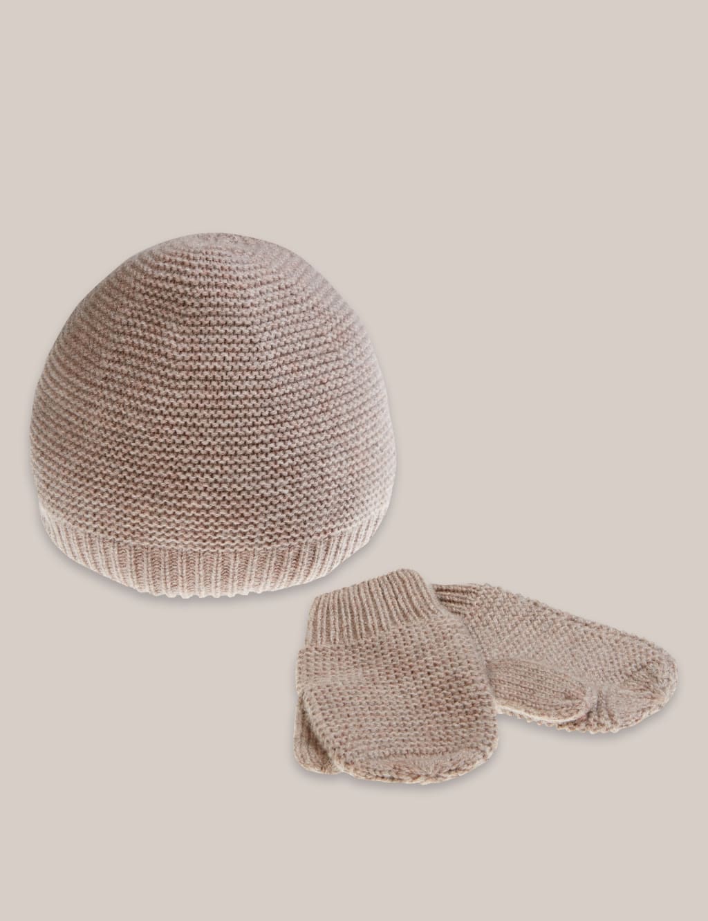Cashmere Blend Hat & Mittens Set (3 Months - 6 Years) 1 of 6