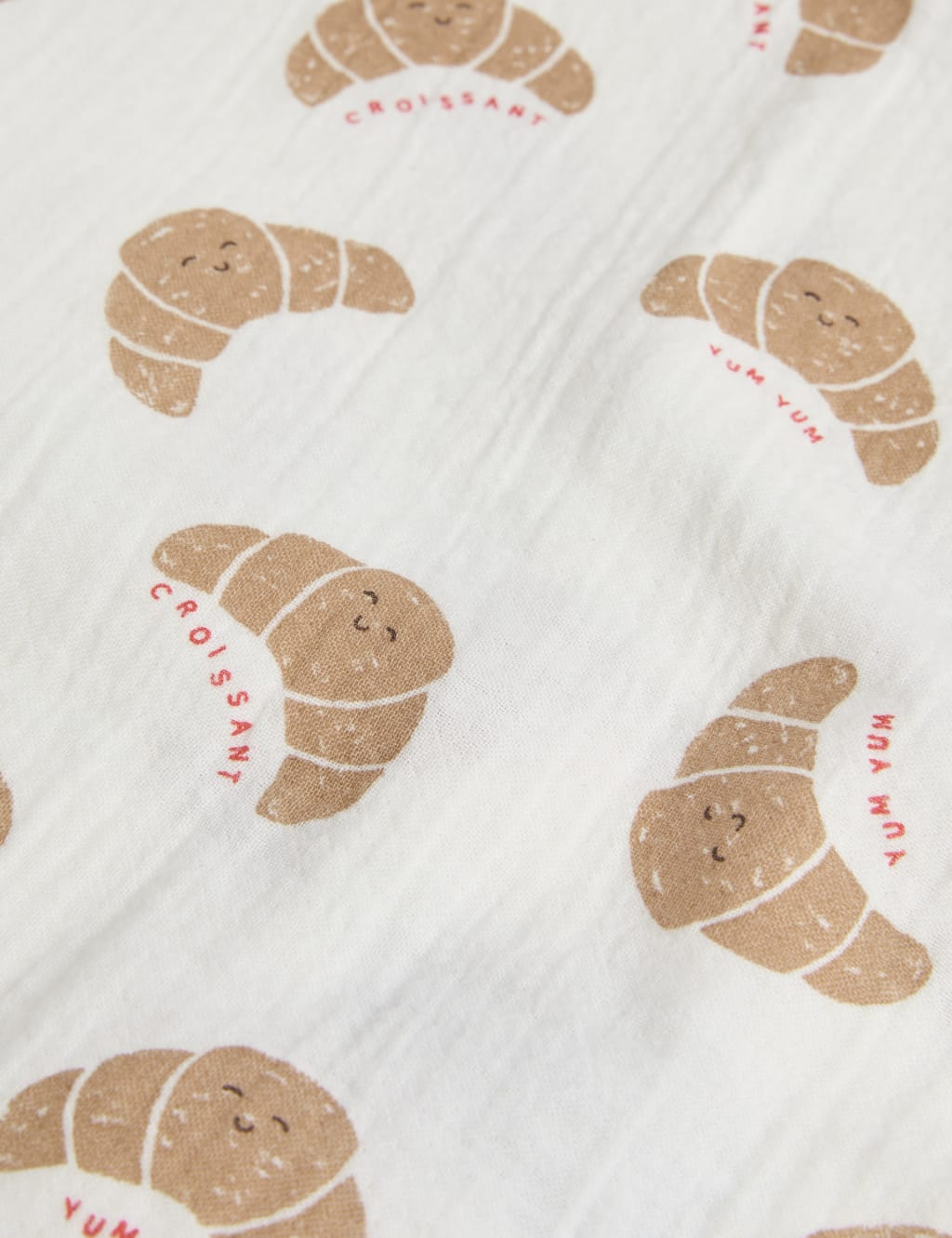 3pk Pure Cotton Croissant Muslins 2 of 3
