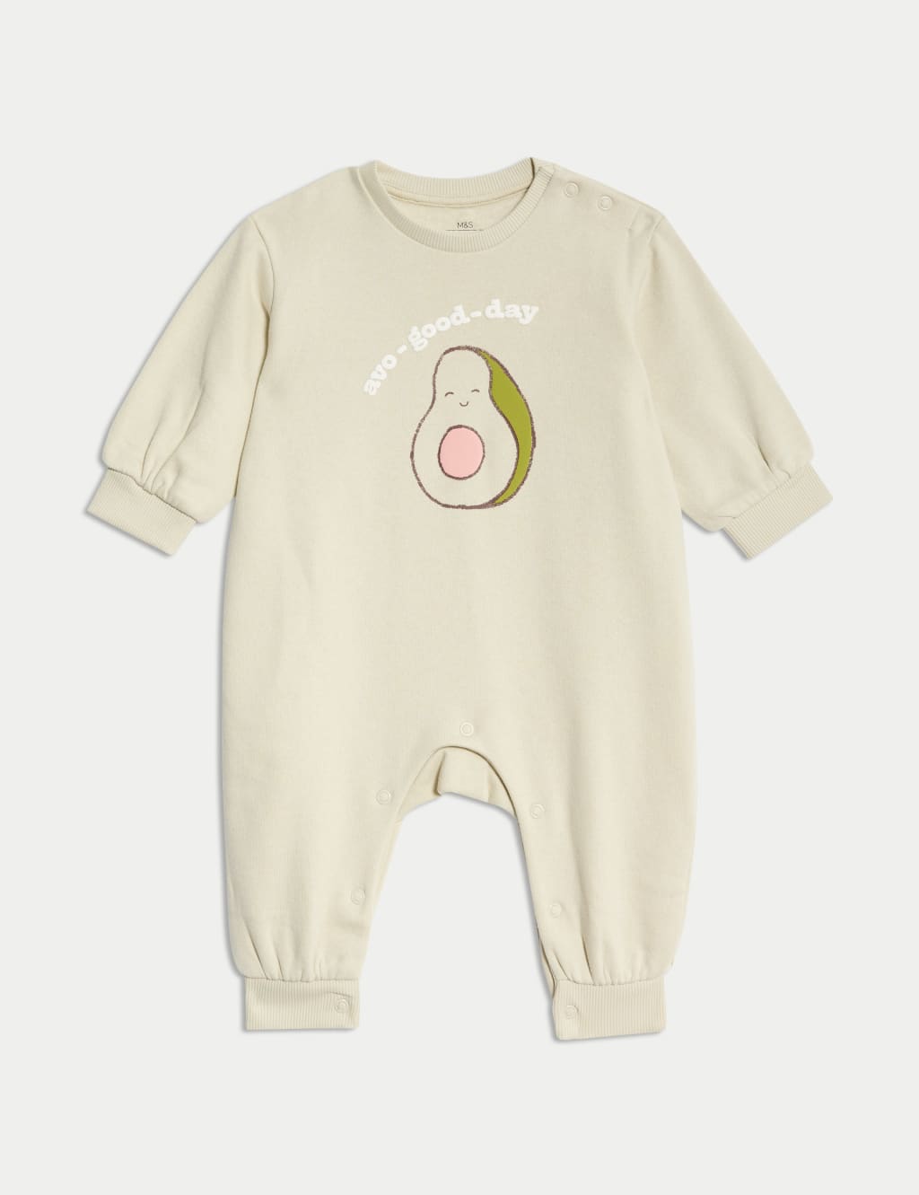 Cotton Rich Slogan Romper (0-3 Yrs) 2 of 6
