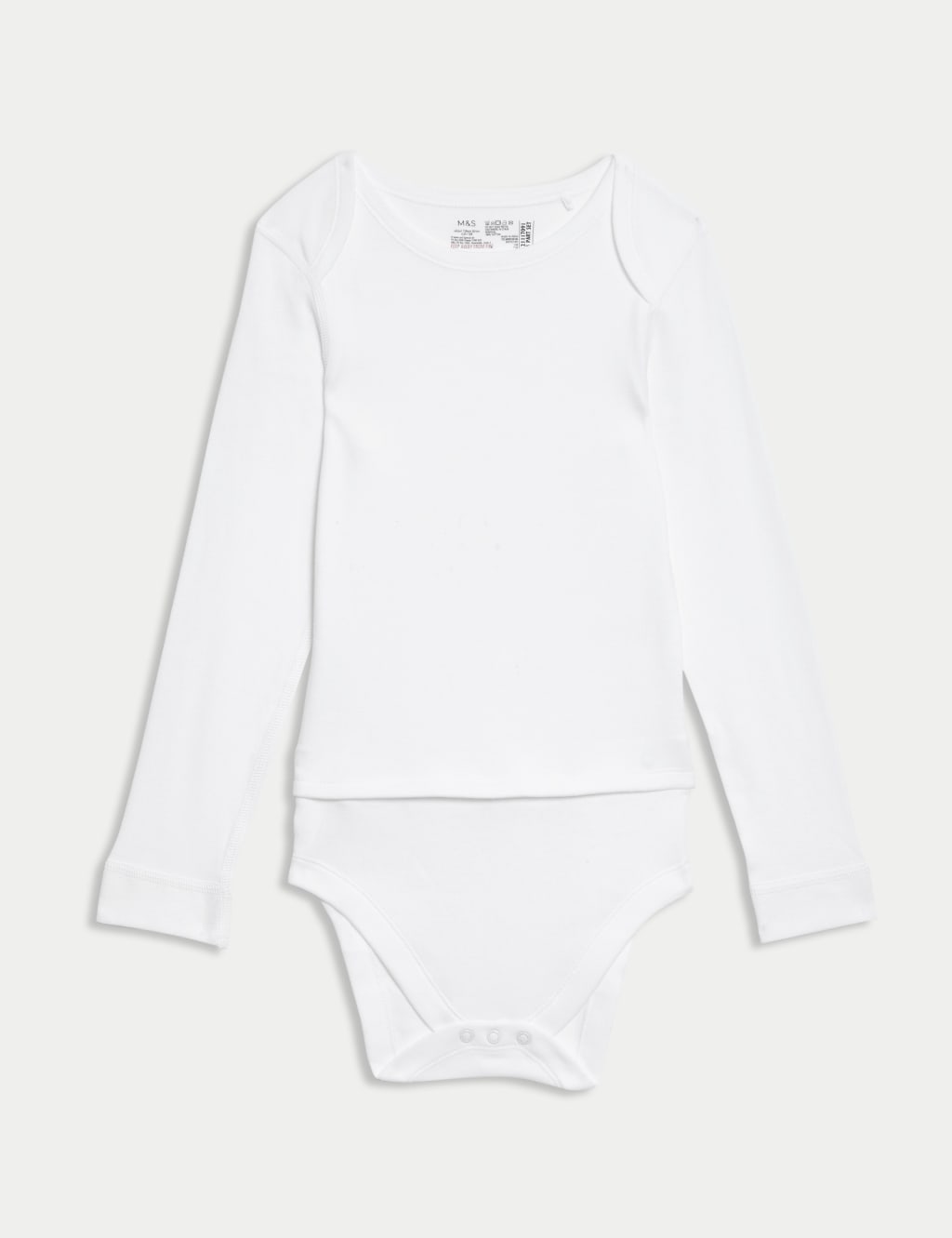3pk Adaptive Pure Cotton Bodysuits (7lbs-16 Yrs) 2 of 5