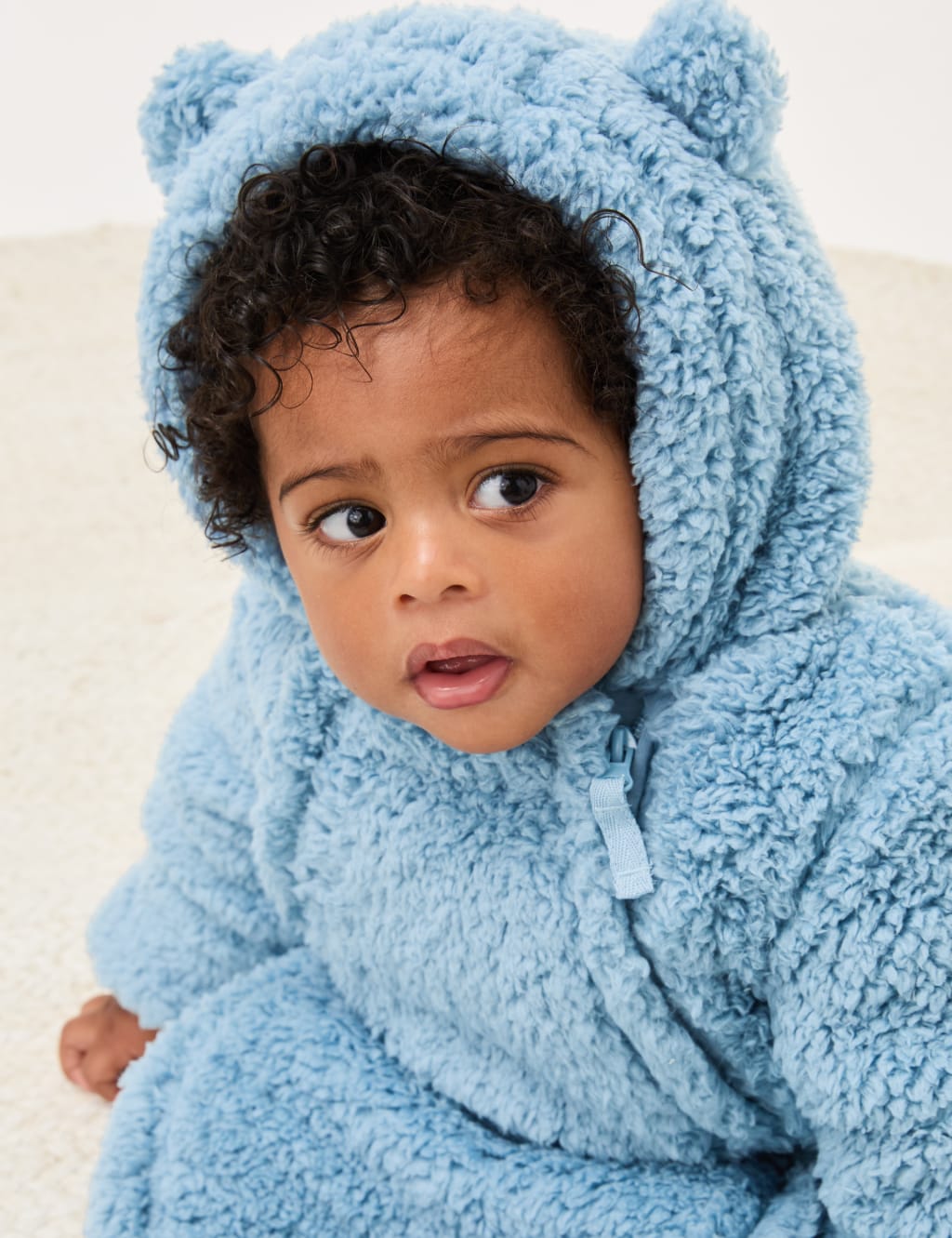 Borg Hooded Pramsuit 0 1 Yrs