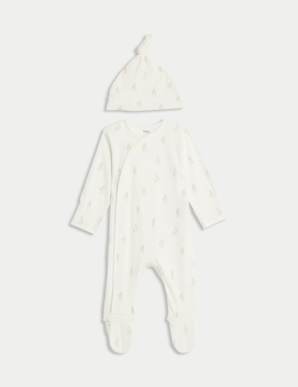 2pc Peter Rabbit™ Sleepsuit and Hat (7lbs-1 Yrs) 1 of 4