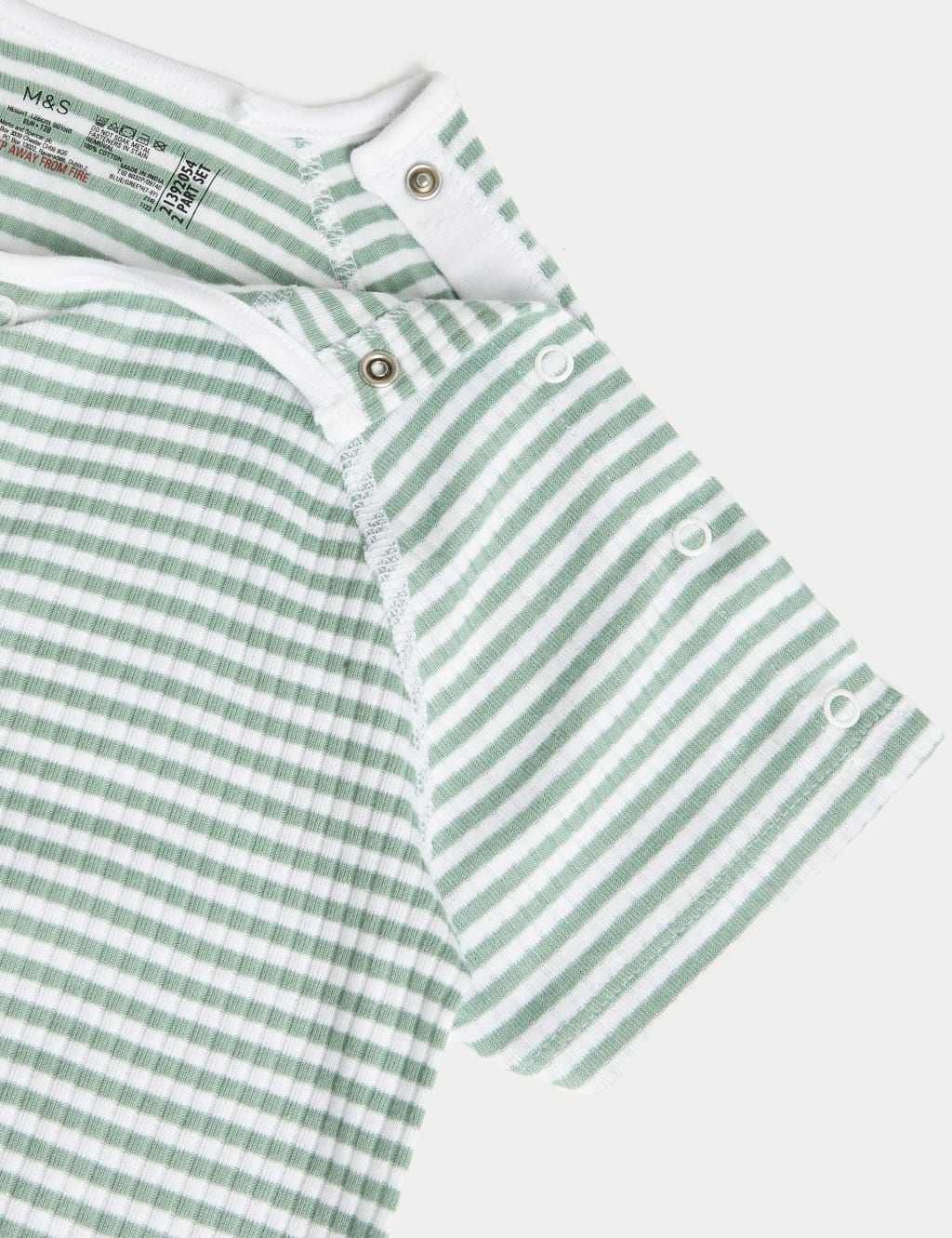 2pk Adaptive Pure Cotton Rompers (3-16 Yrs) 2 of 2