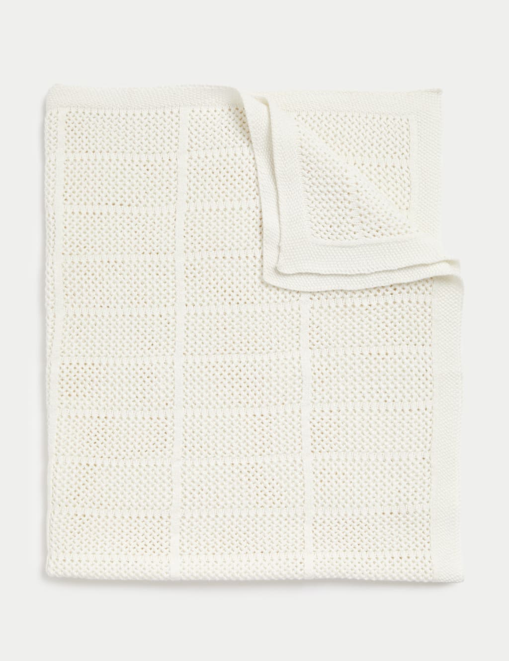 Pure Cotton Cellular Shawl 2 of 2
