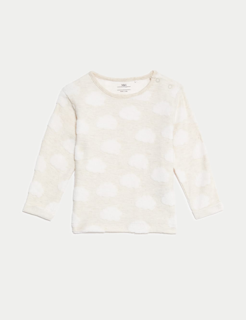 2pc Cotton Blend Textured Cloud Outfit (0-12 Mths) 3 of 6