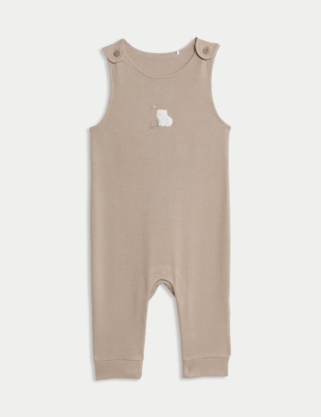 2pc Pure Cotton Dungaree Outfit (0-12 Mths) 3 of 7