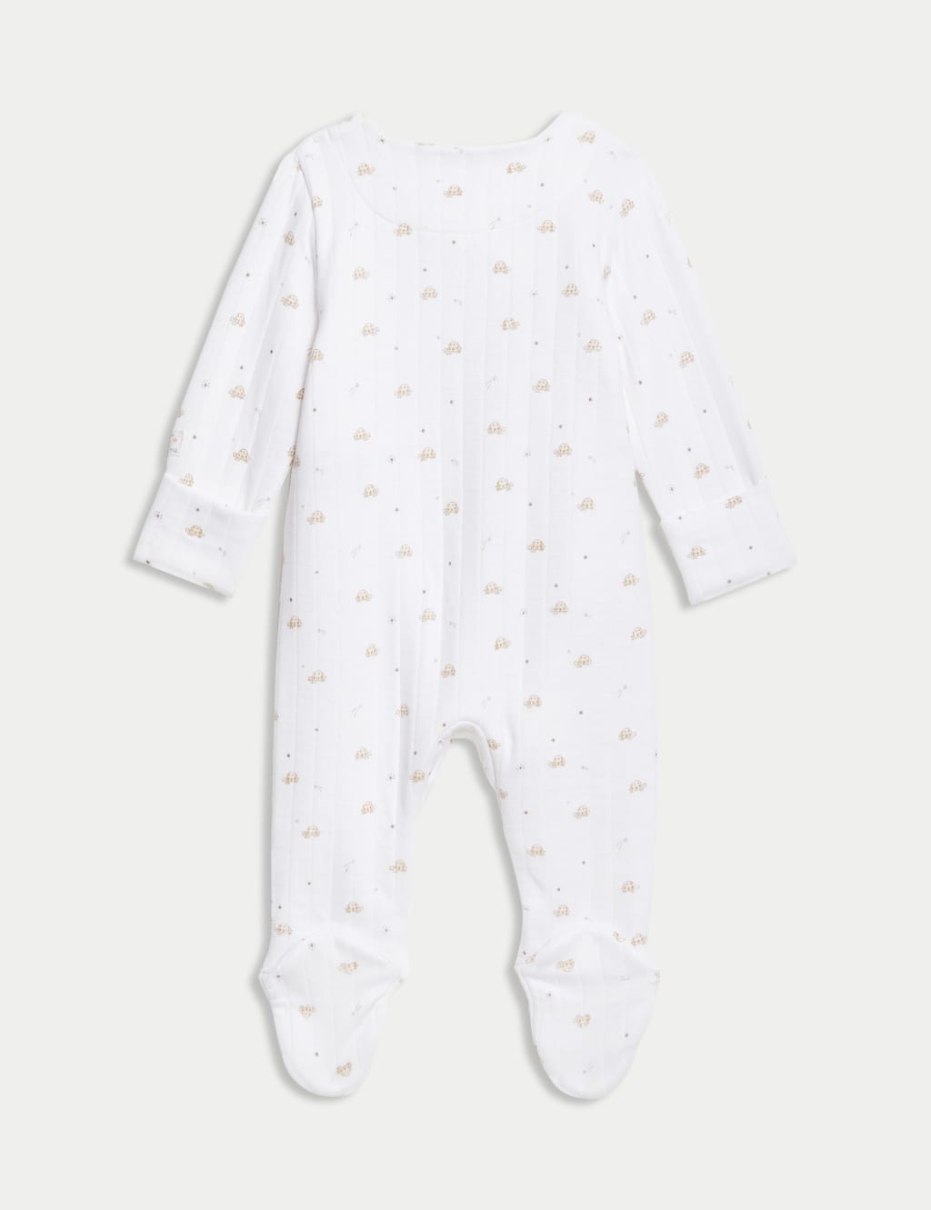 Cotton Rich Turtle Sleepsuit (0-12 Mths) 2 of 3