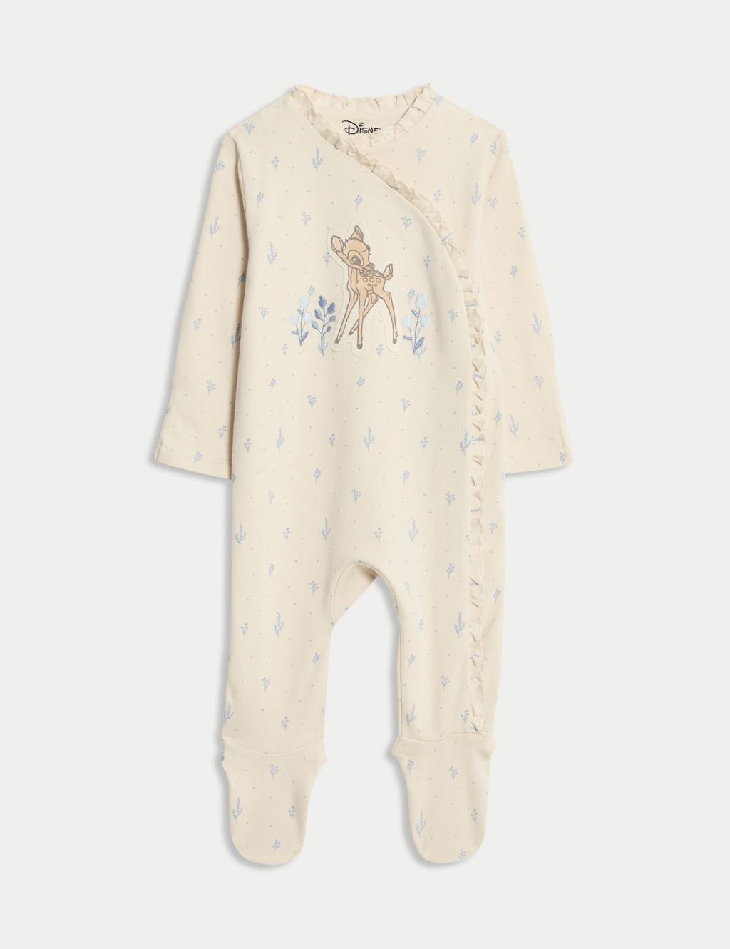 Pure Cotton Bambi™ Sleepsuit (7lbs-3 Yrs) 1 of 5