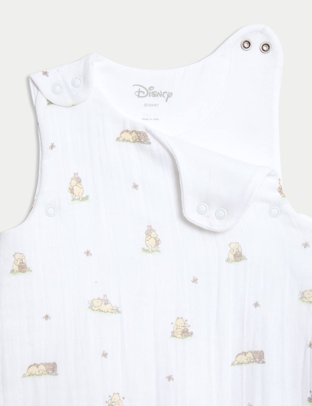 Pure Cotton Winnie The Pooh 1.5 Tog Sleeping Bag (0-3 Yrs) 3 of 3