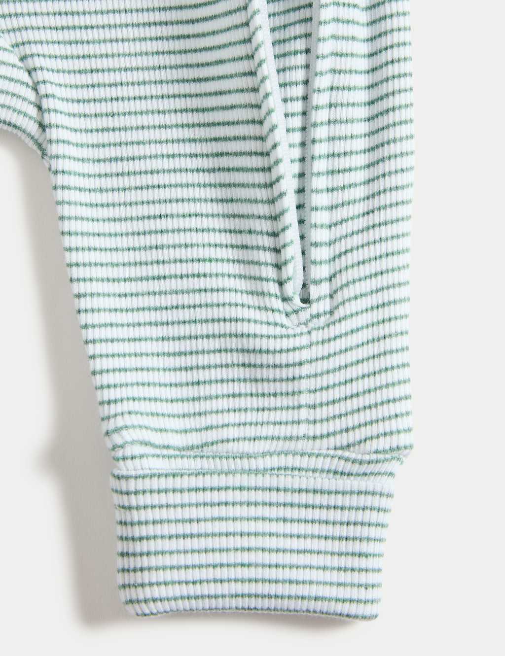 3pk Cotton Rich Zip Sleepsuits (6½lbs-3 Yrs) 3 of 3