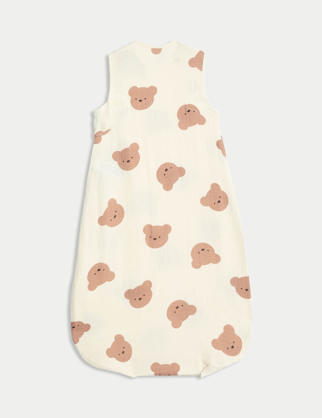 Pure Cotton Bear Print 0.5 Tog Sleeping Bag (0-3 Yrs) 2 of 3