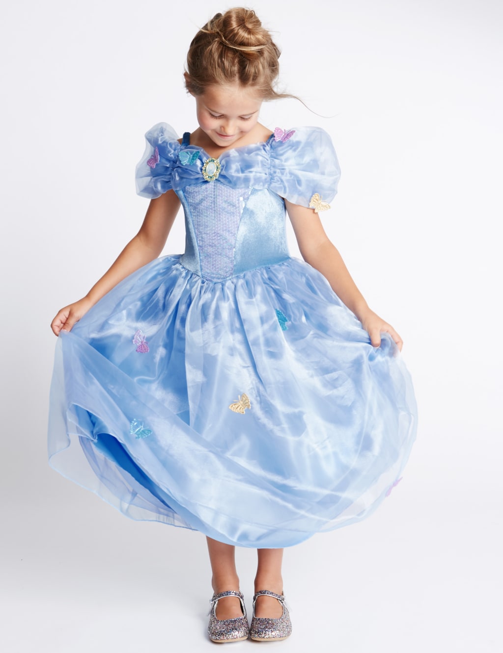 Kids Disney Princess Cinderella Dress M S
