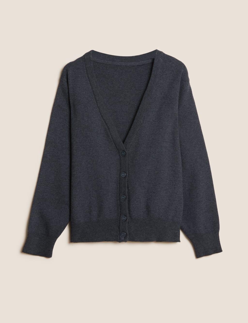School Girls' Cotton Rich StayNew™ Cardigan (3-18 Yrs) 1 of 1