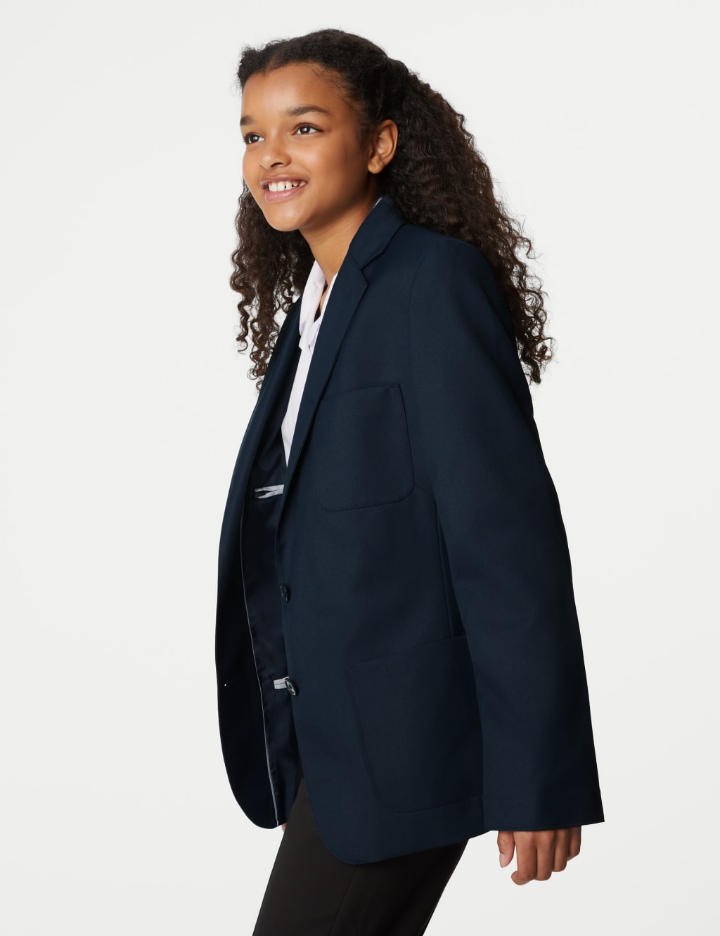 School Girls' Regular Fit Blazer (3-16 Yrs) 3 of 7
