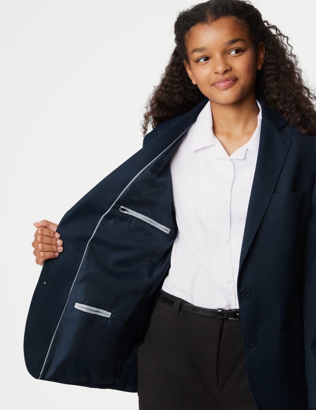 School Girls' Regular Fit Blazer (3-16 Yrs) 5 of 7