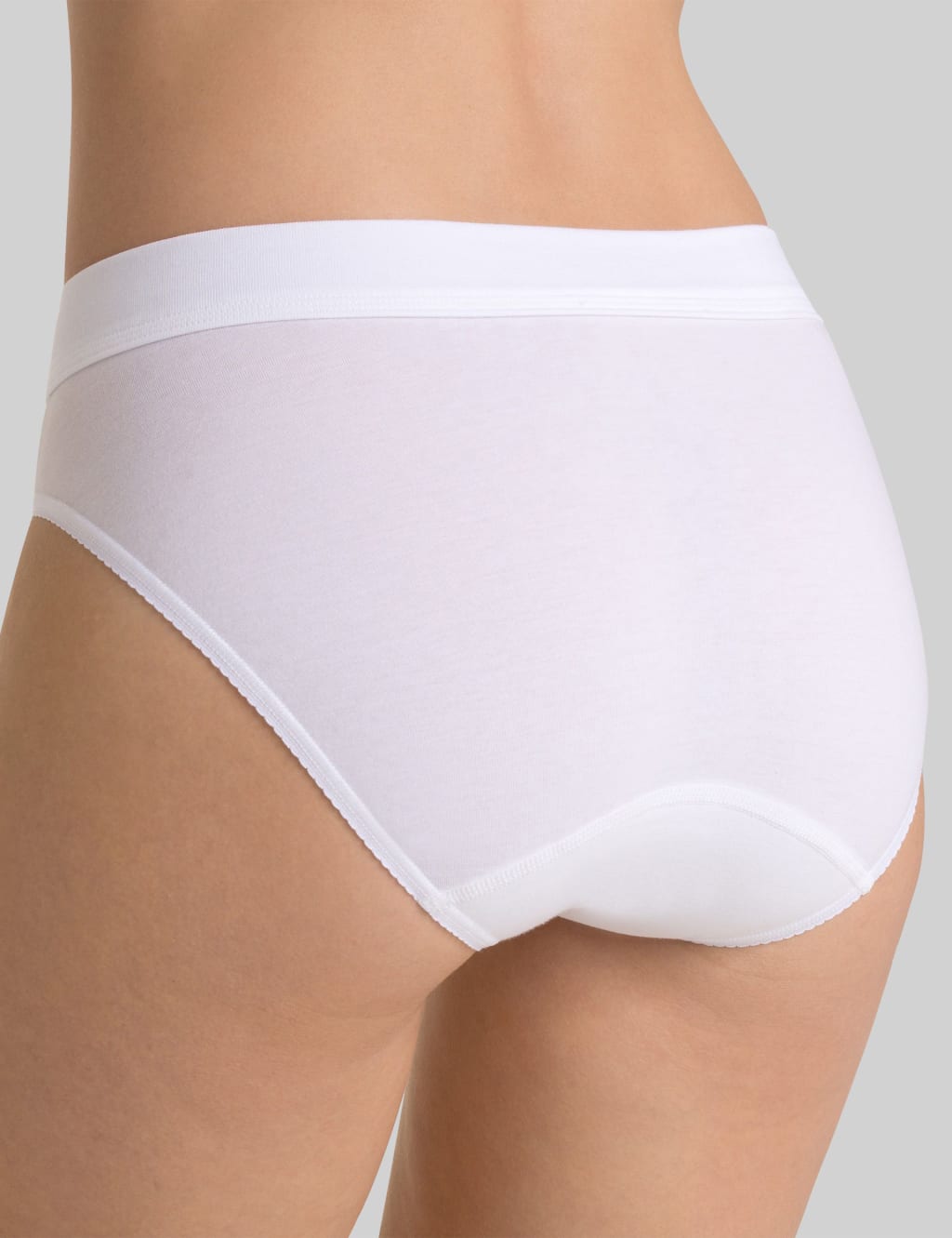 Double Comfort Cotton Rich Tai Briefs 3 of 4