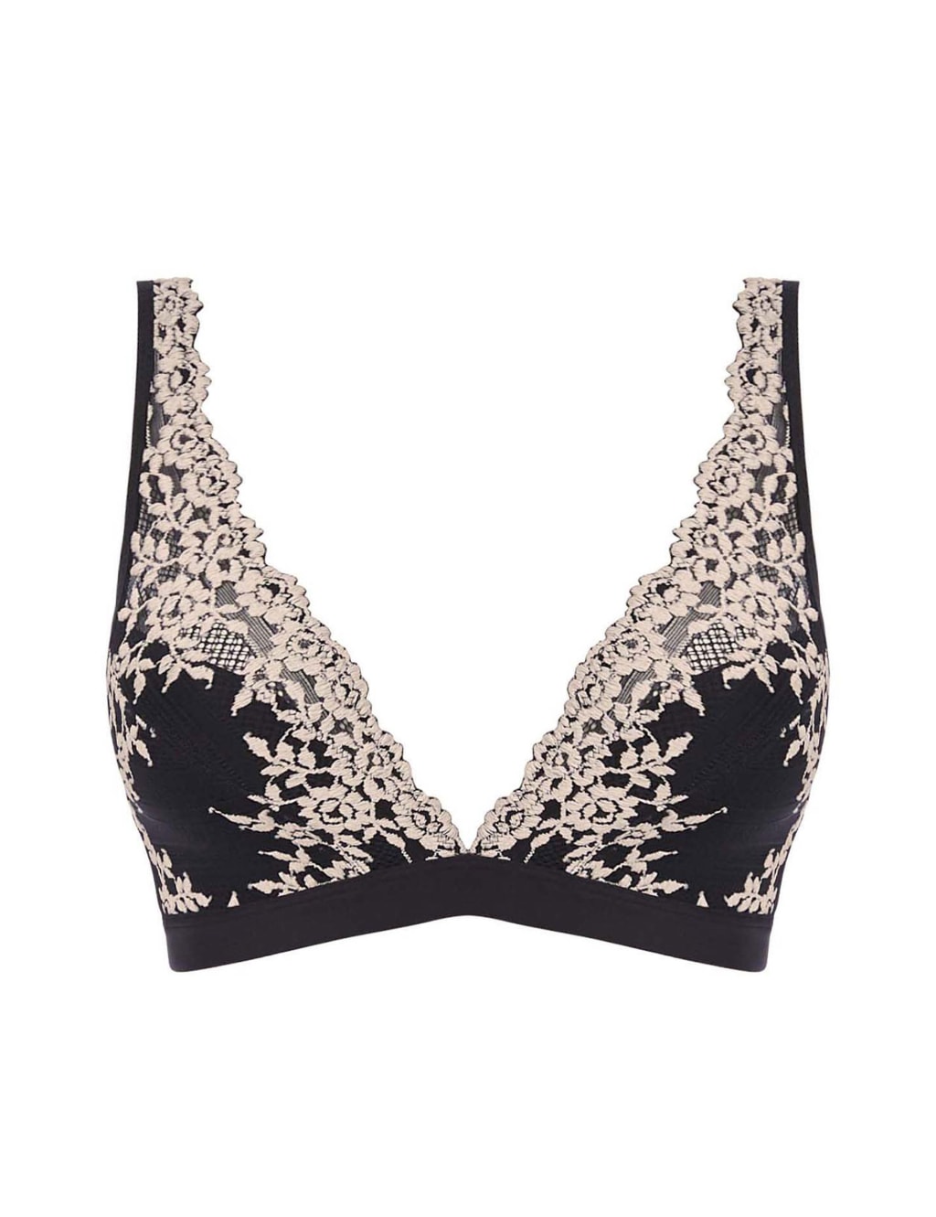 Embrace Floral Lace Non Wired Plunge Bra 2 of 4