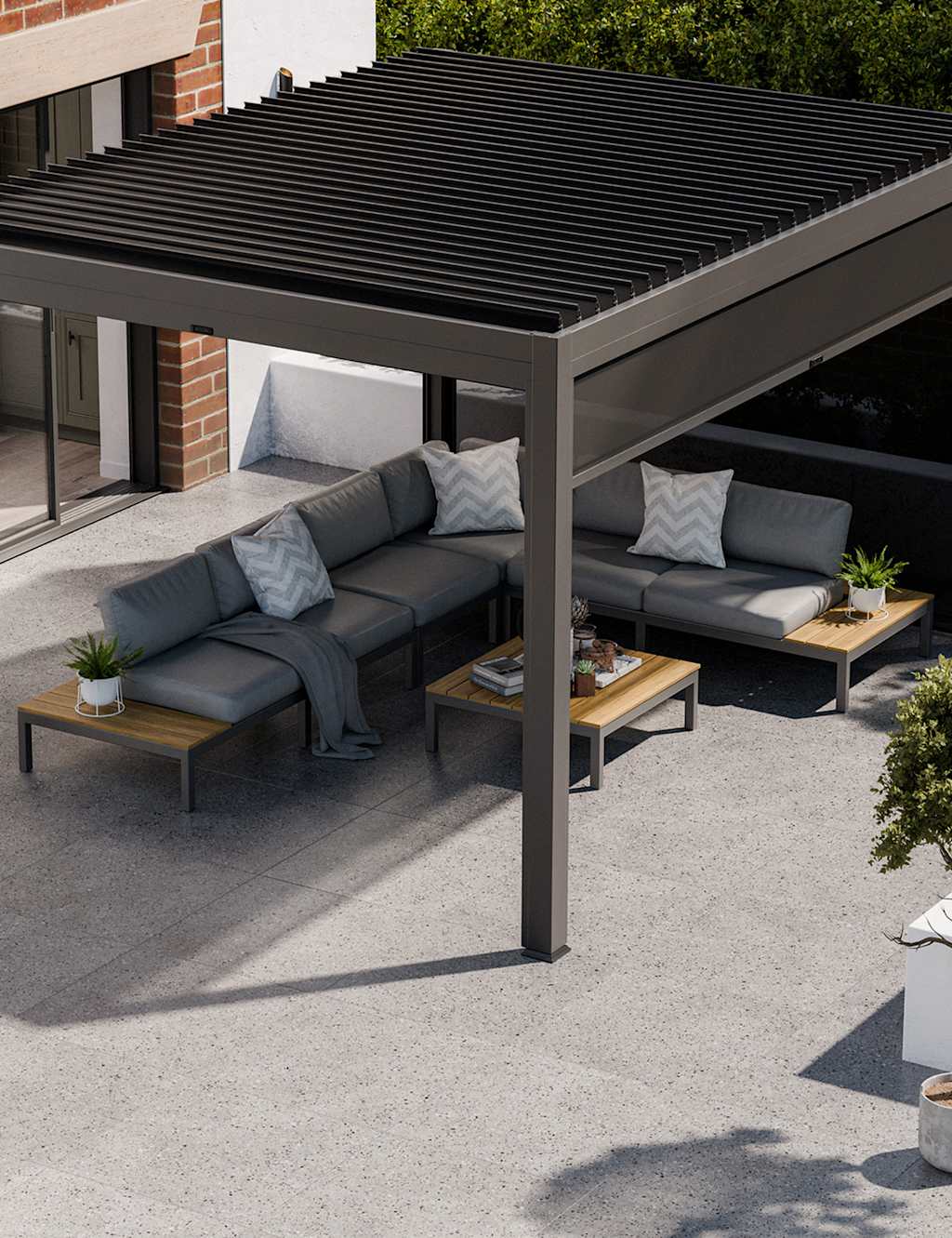 Aspen 6 Seater Garden Corner Lounge Set 2 of 5