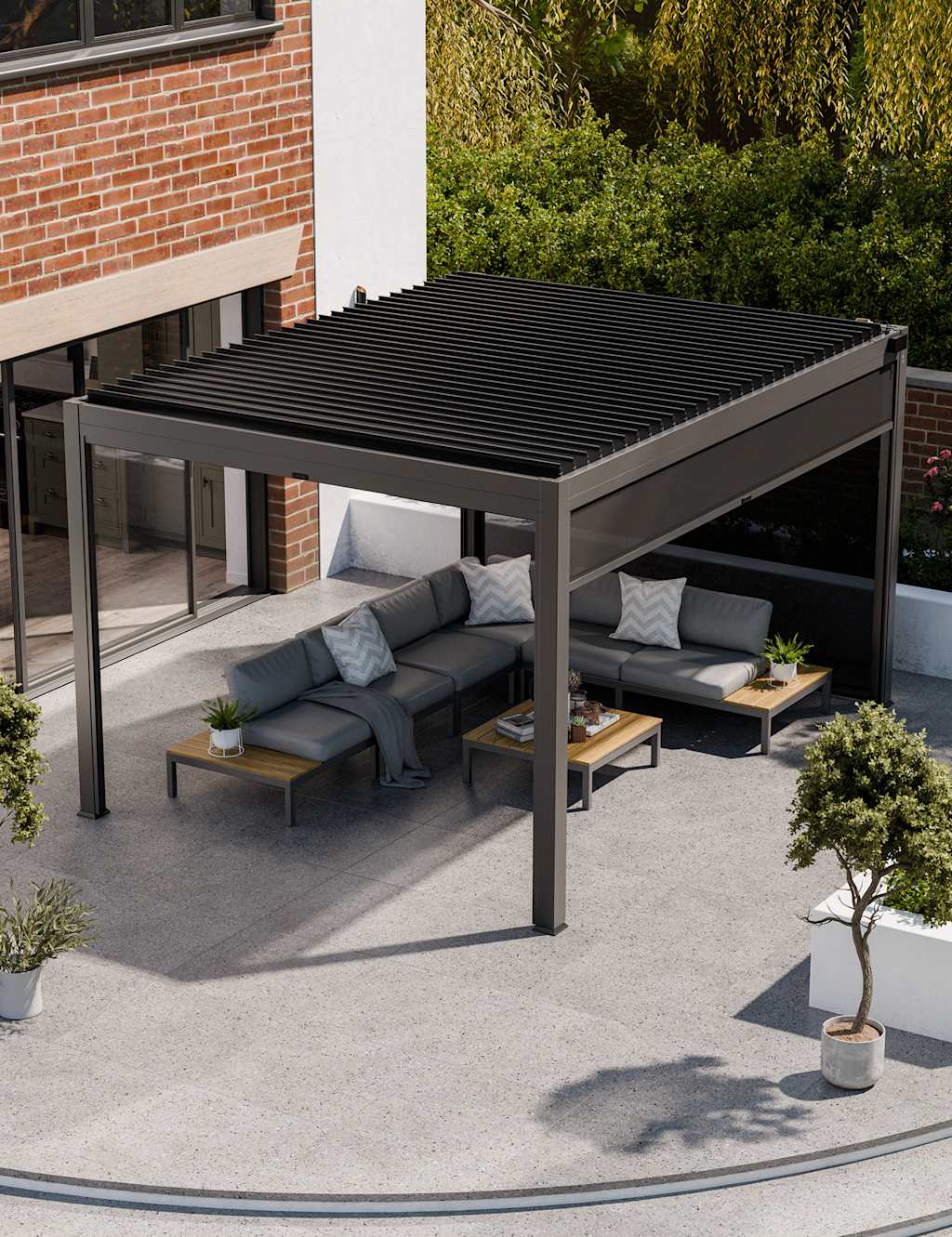 Aspen 6 Seater Garden Corner Lounge Set 12 of 17