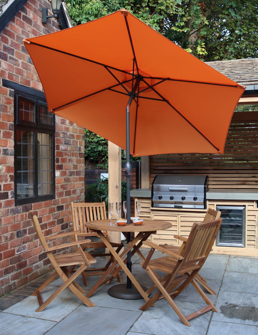 Manhattan 4 Seater Garden Table & Chairs 2 of 4