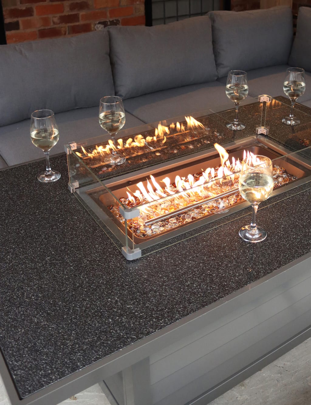Mayfair Garden Firepit Lounge Set 3 of 5