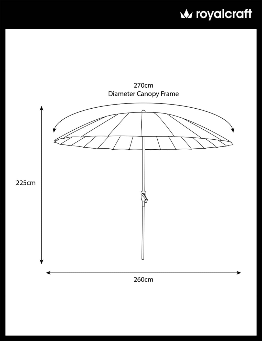 Shanghai Garden Parasol 8 of 8