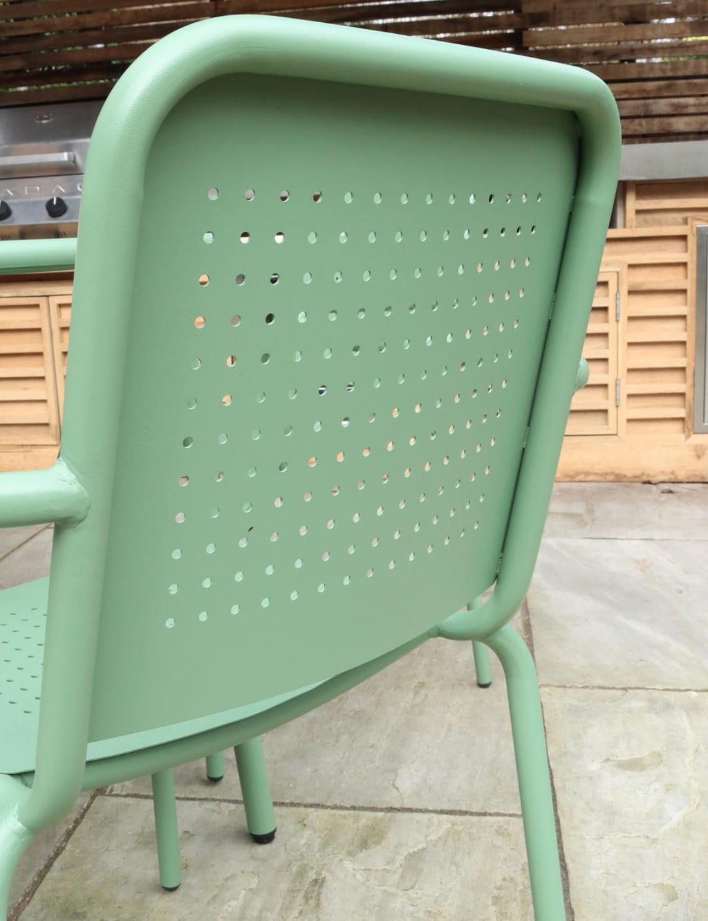 Porto 4 Seater Round Garden Table & Chairs 4 of 6