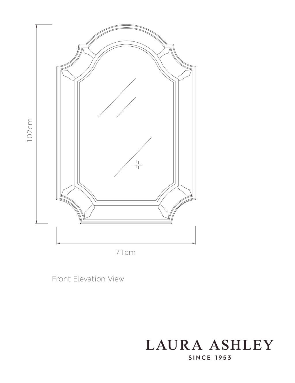 Braxton Rectangular Wall Mirror 4 of 4