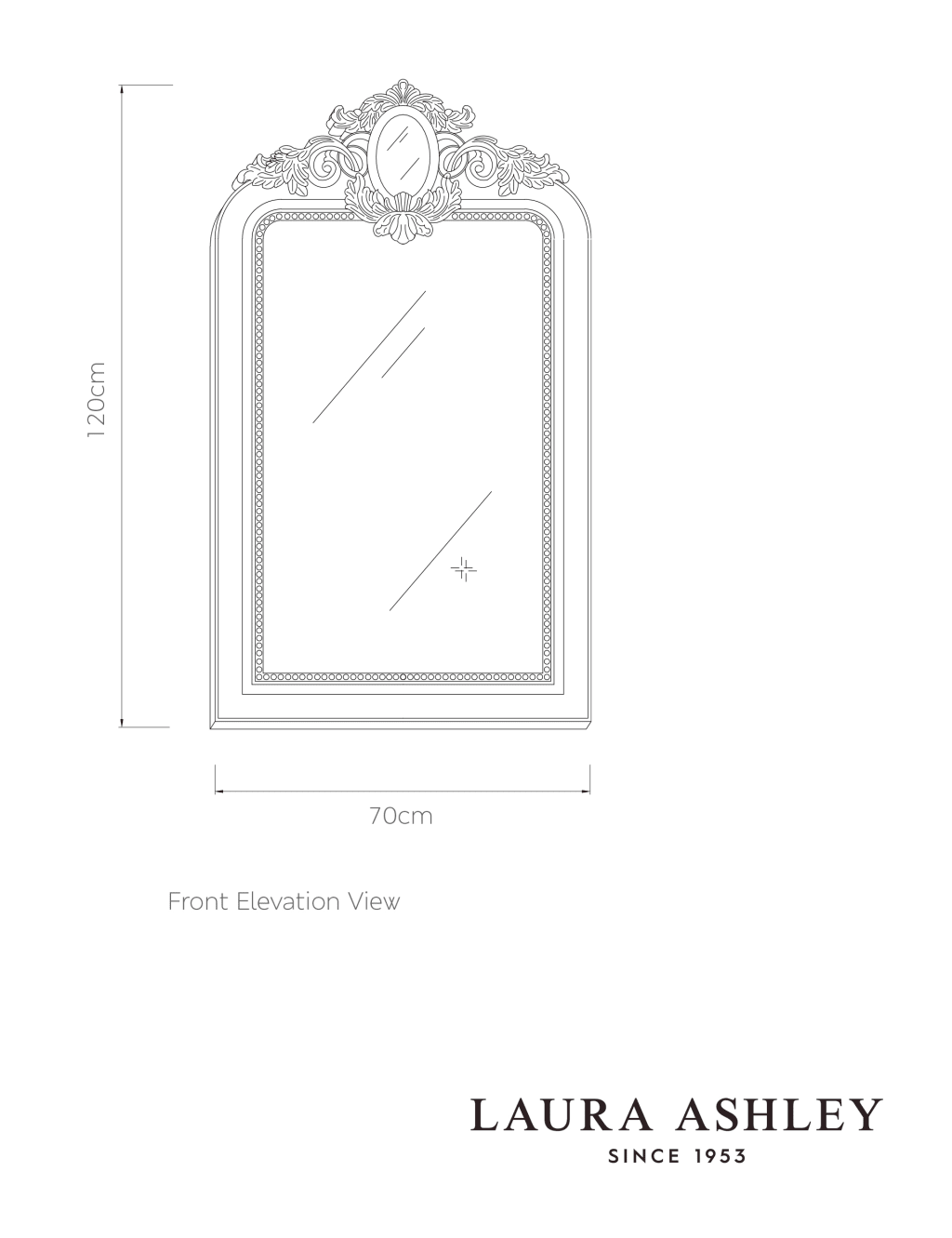 Alana Rectangular Wall Mirror 4 of 4