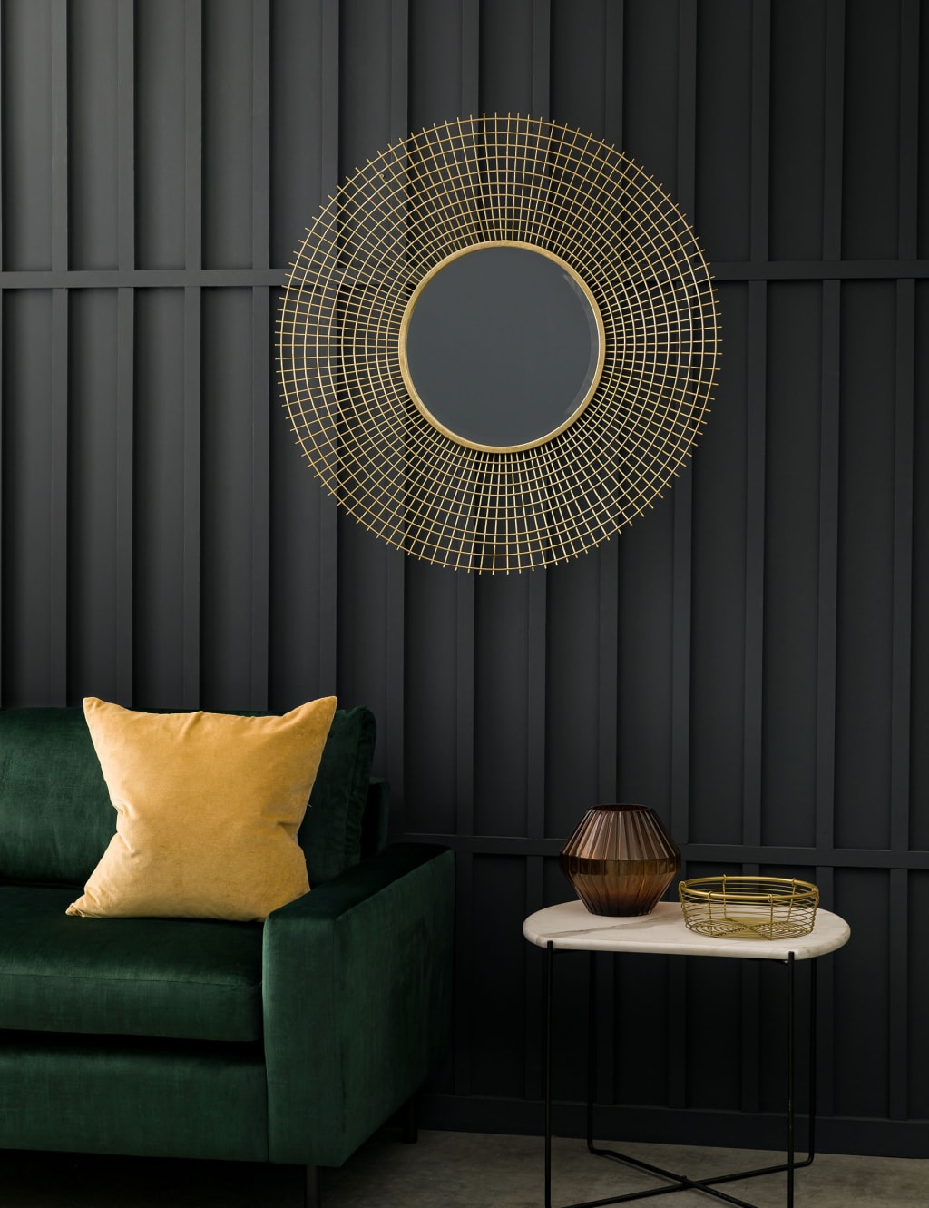 Stafford Extra Large Round Wall Mirror 1 of 4