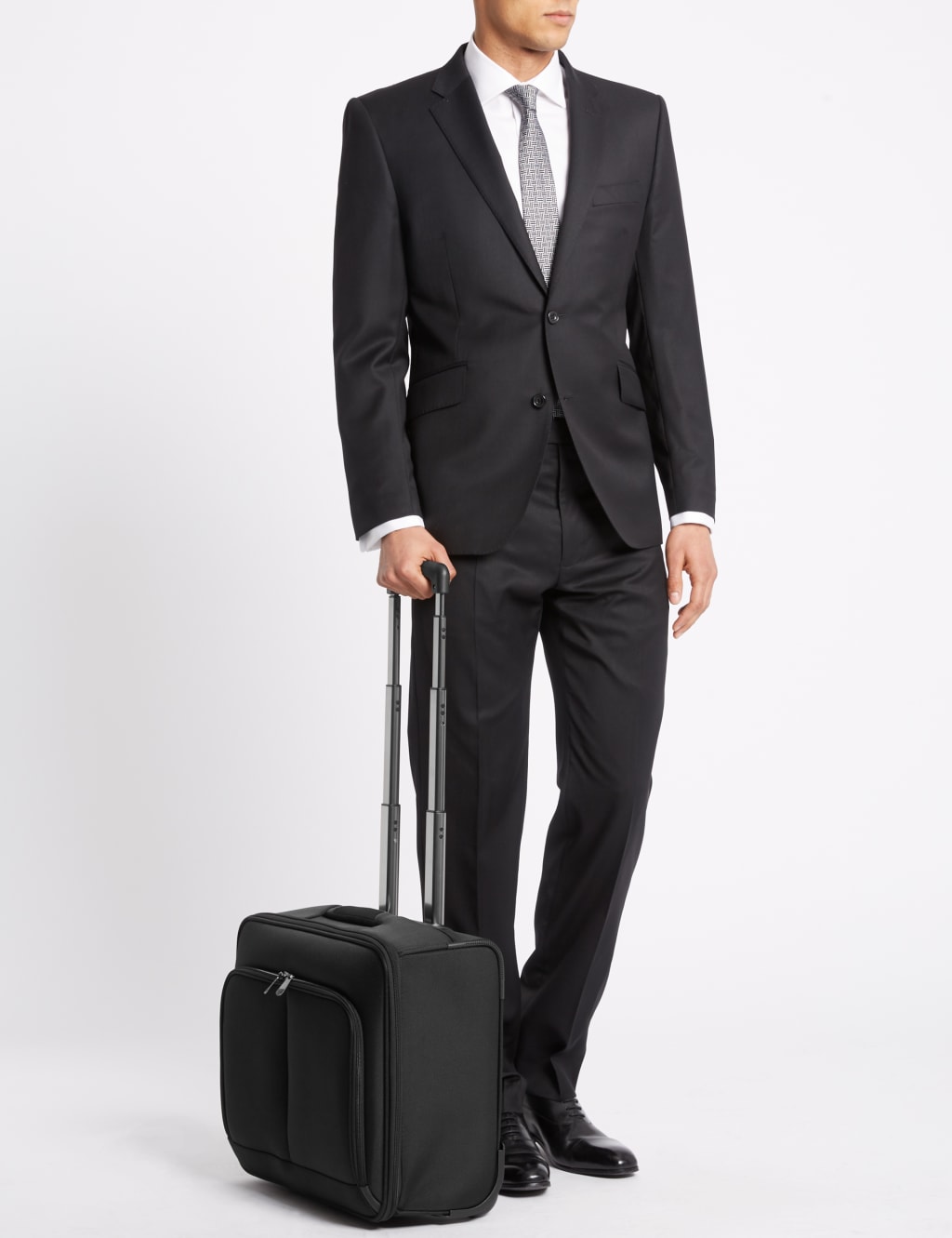 Cabin 2 Wheel Soft Mobile Office Suitcase with Security Zip 6 of 6