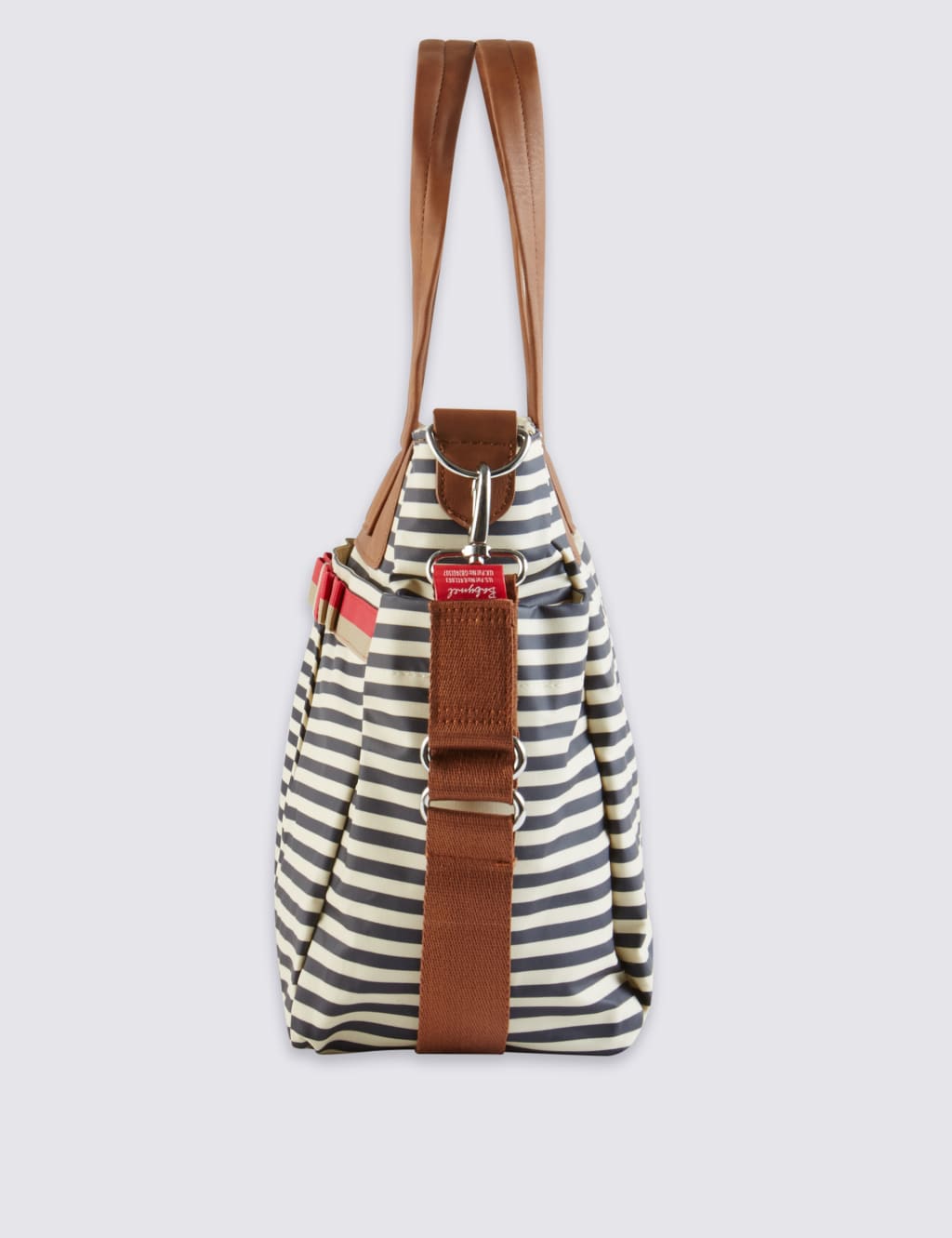 Cara Striped Bow Bag 3 of 7