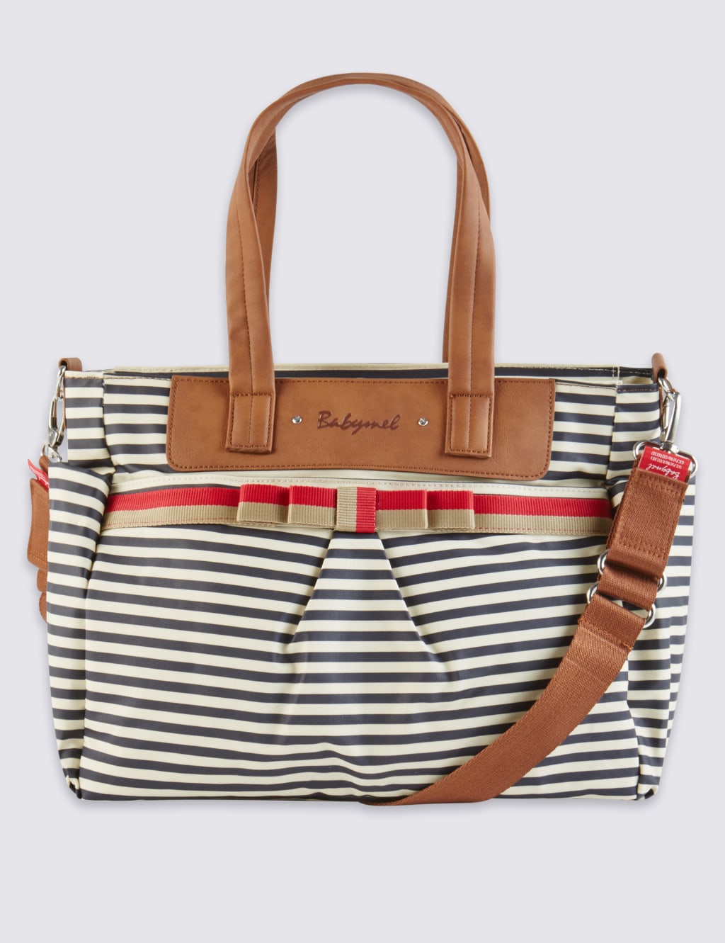 Cara Striped Bow Bag 2 of 7