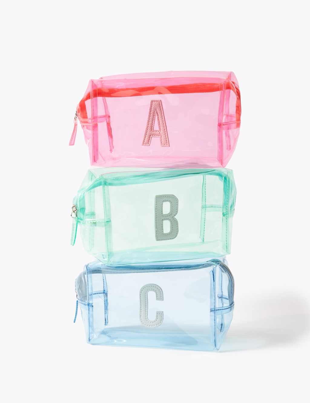 Transparent alphabet bag 2025