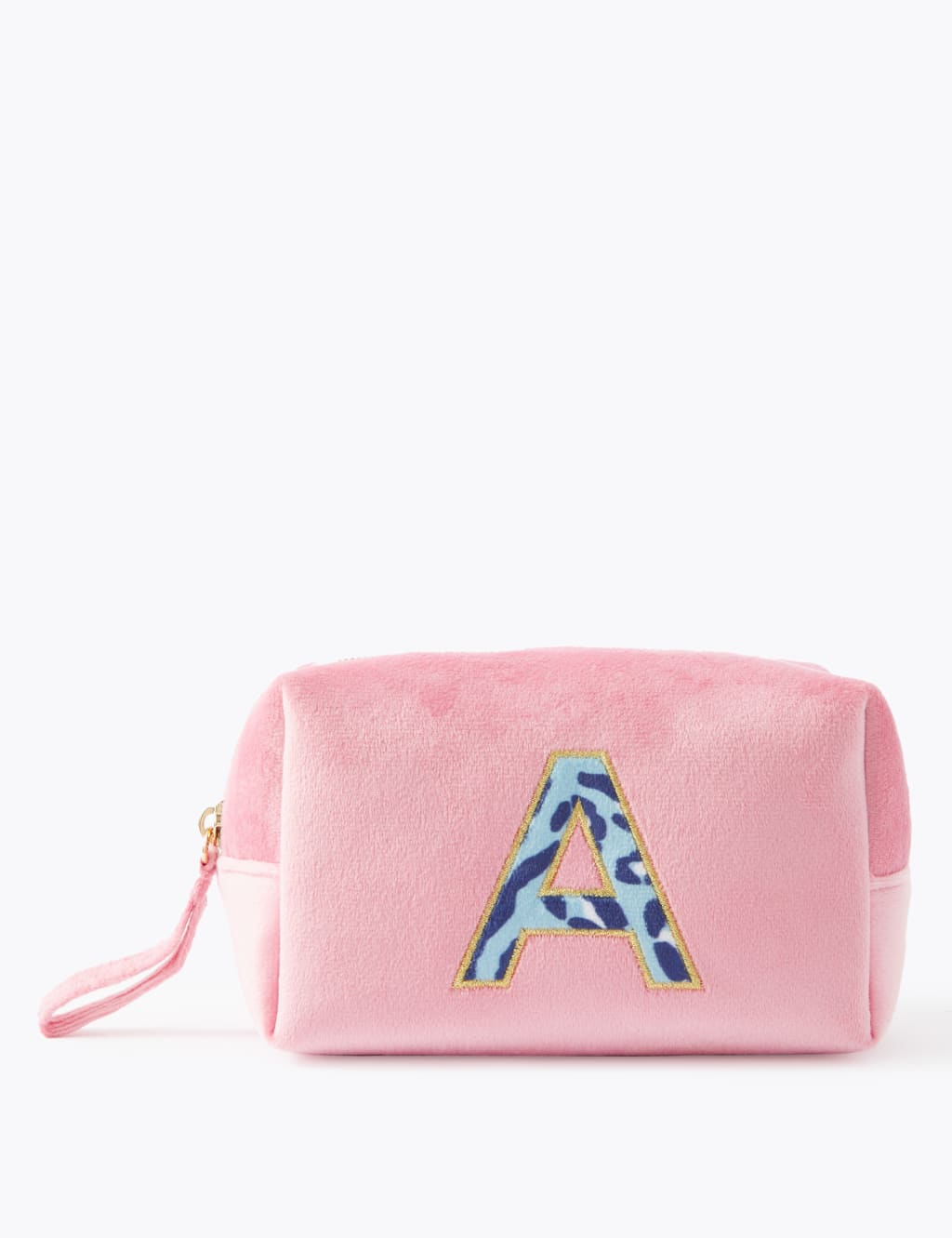 Alphabet Velvet Make-Up Bag 3 of 6