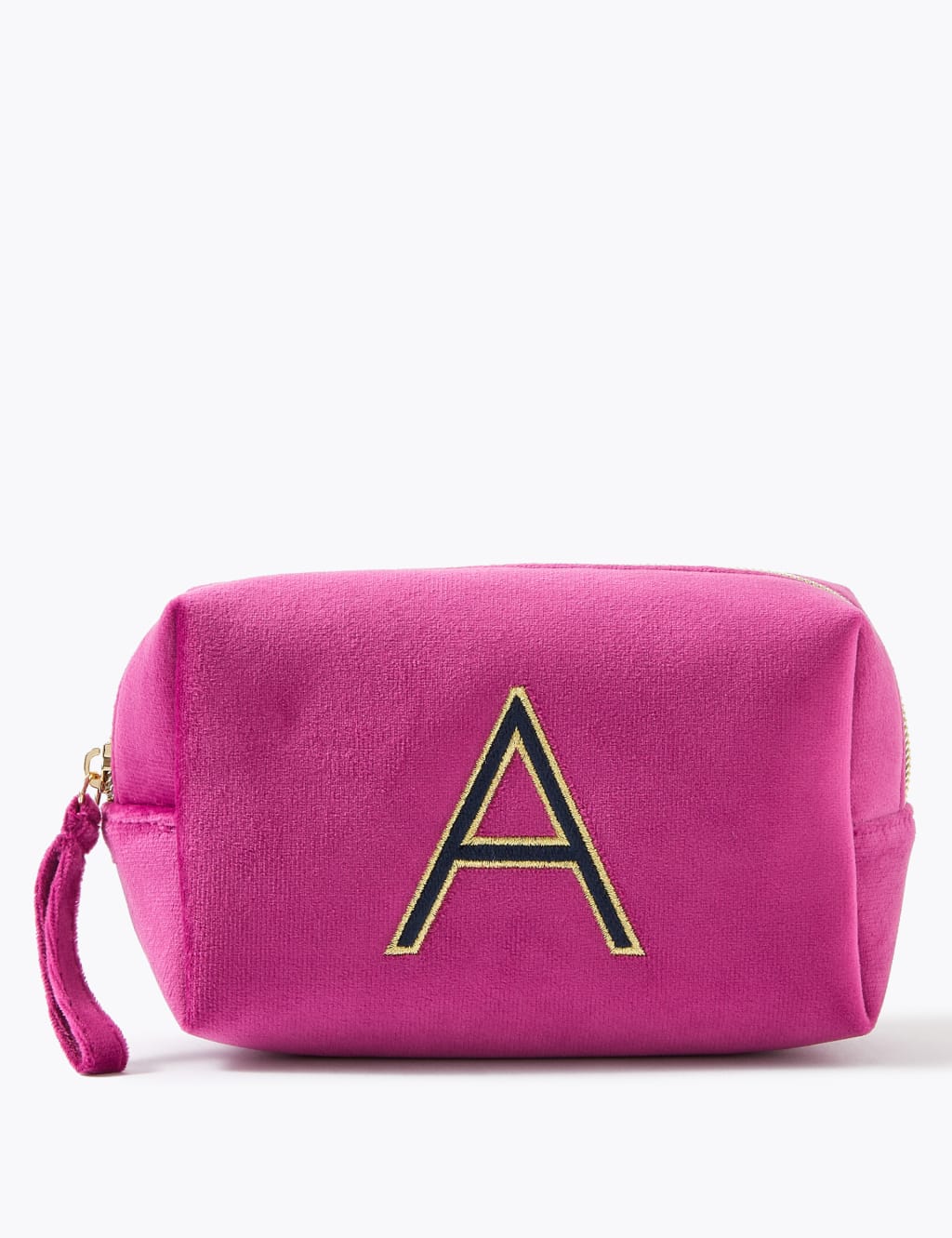 Alphabet Velvet Make Up Bag 1 of 6