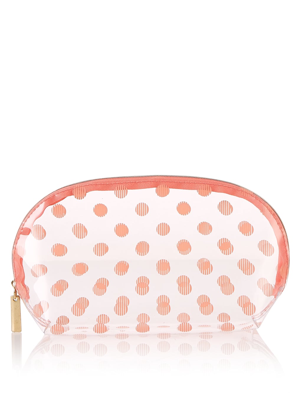 Clear Spotted Make-Up Bag 1 of 2